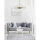 Sienna 8 Light 27 inch Gold Pendant Ceiling Light