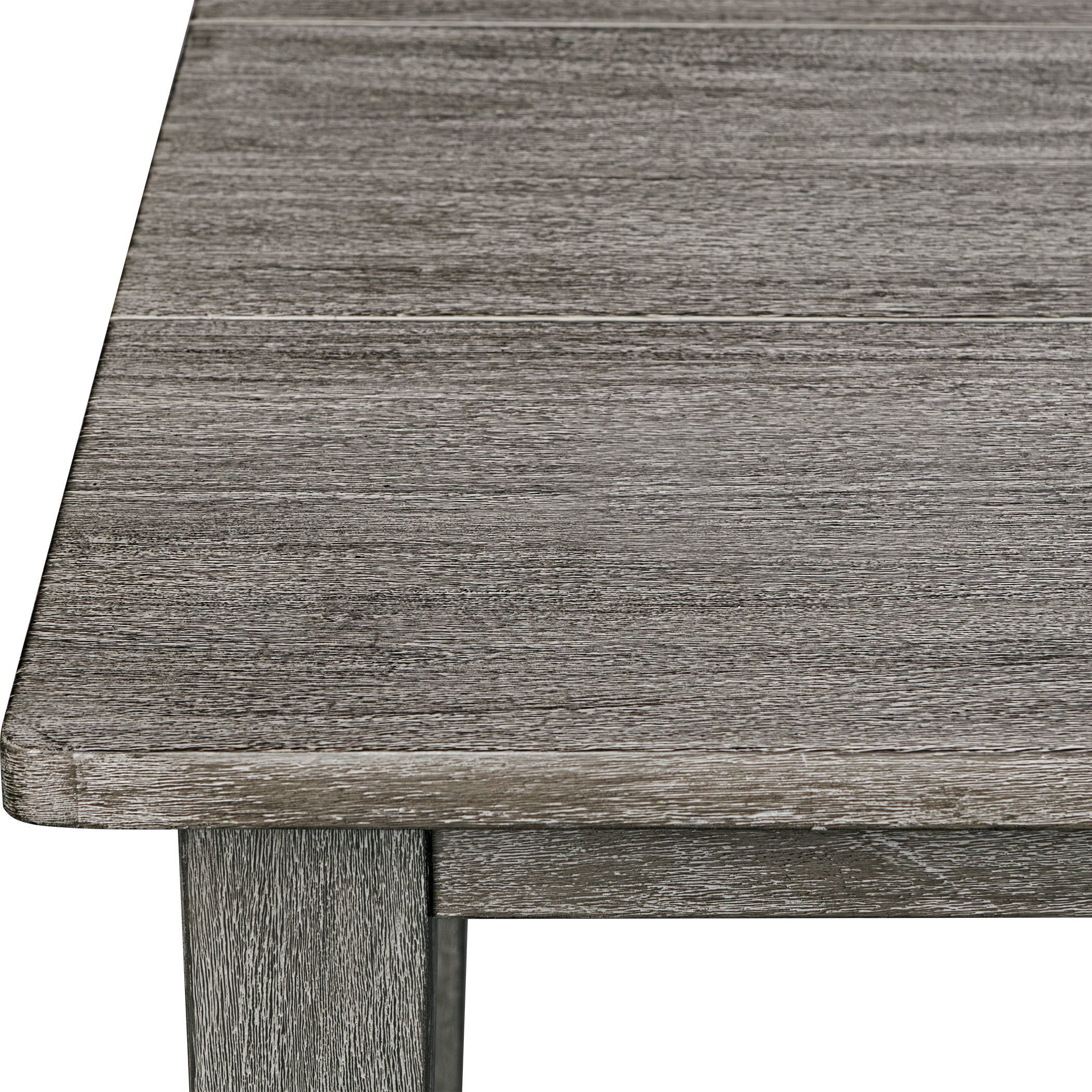Forsyth 92 X 30.4 inch Weathered Dark Grey Wash Outdoor Dining Table