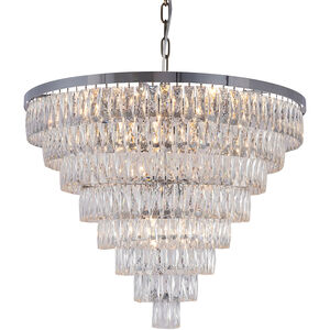 Canada 27 Light 36 inch Chrome Chandelier Ceiling Light