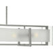 Latitude LED 42 inch Brushed Nickel Indoor Linear Chandelier Ceiling Light