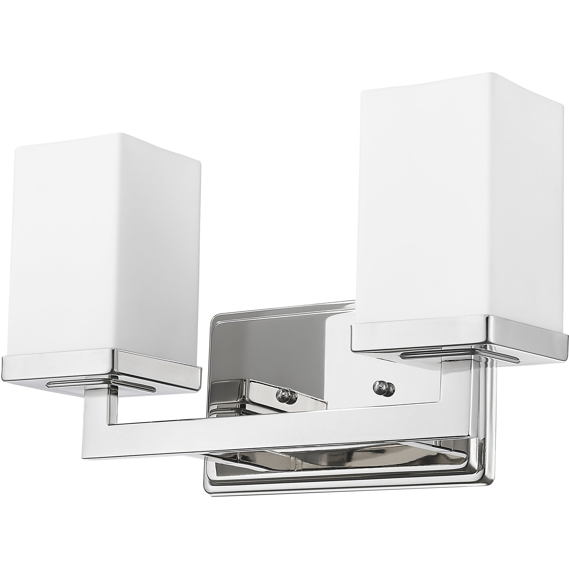 Tidal 2 Light 13.25 inch Chrome Vanity Wall Light