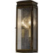 Whitaker 2 Light 17.25 inch Astral Bronze Outdoor Wall Lantern, Small