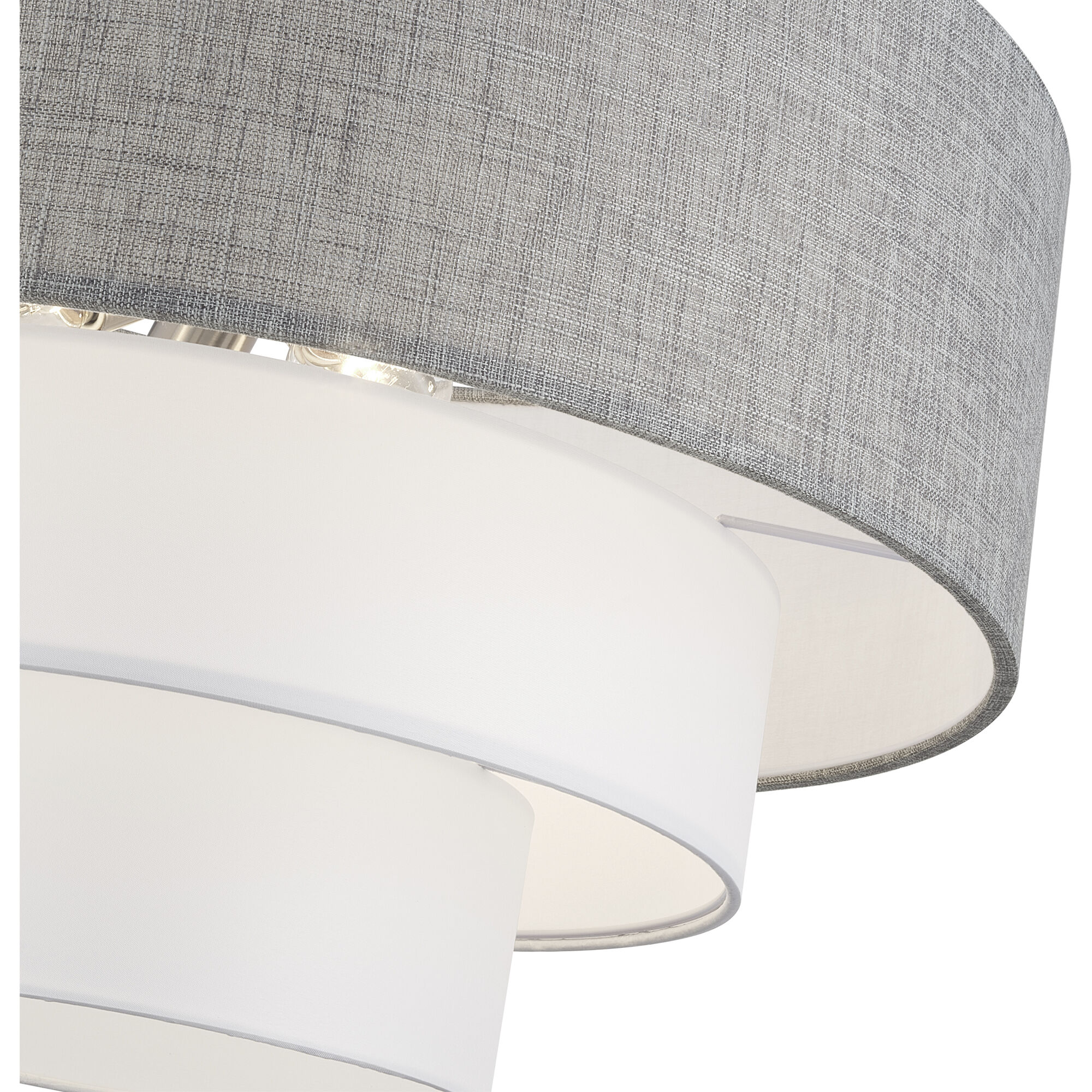 Brookmeade 4 Light 23 inch Brushed Nickel Pendant Chandelier Ceiling Light