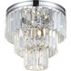 Weiss 8 Light 12 inch Chrome Flush Mount Ceiling Light