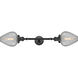 Franklin Restoration Geneseo LED 17 inch Matte Black Bath Vanity Light Wall Light, Franklin Restoration