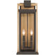 Lendel 4 Light 24 inch Twilight Bronze and Textured Gold Outdoor Sconce