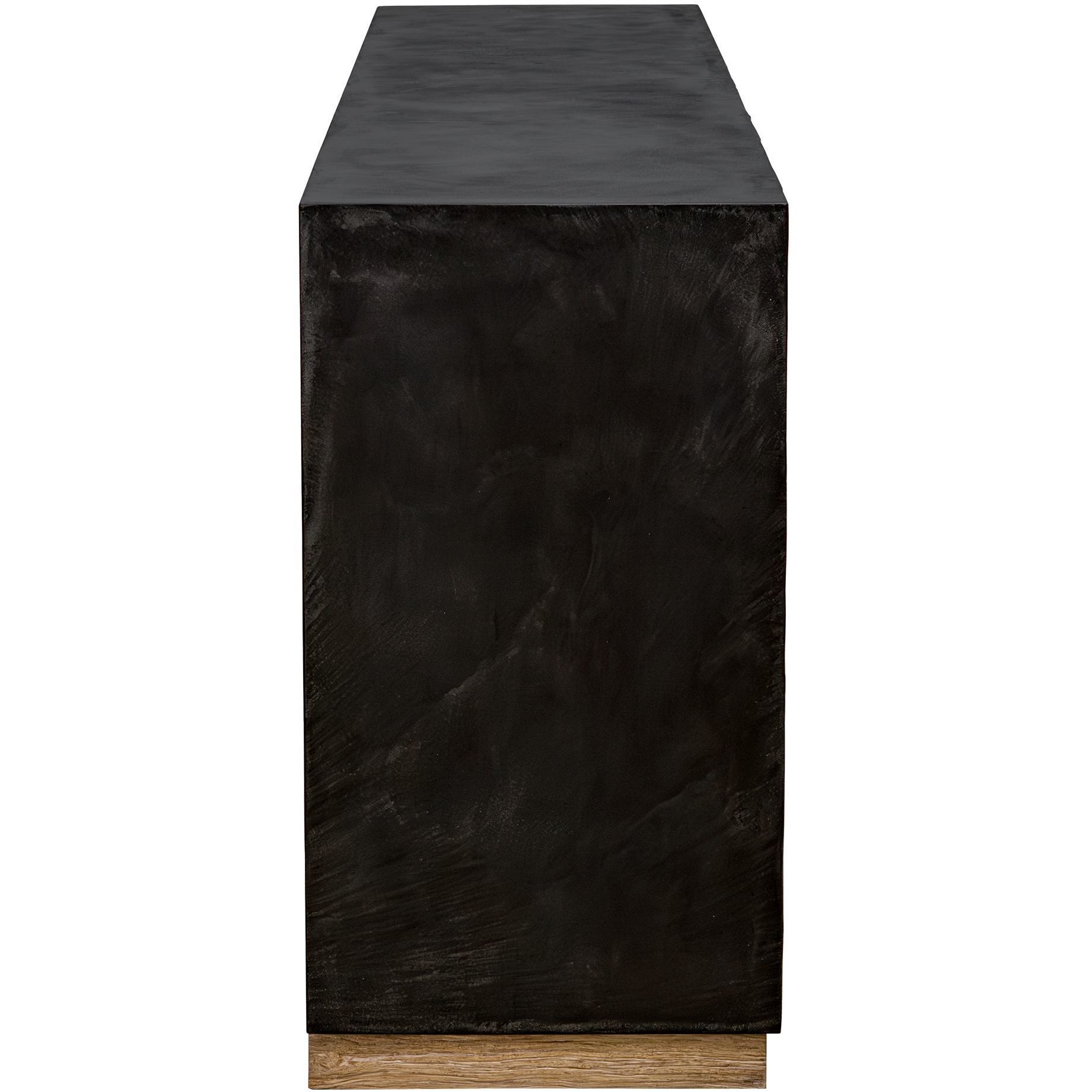 Kelvin 90.25 inch Teak Wood Media Console