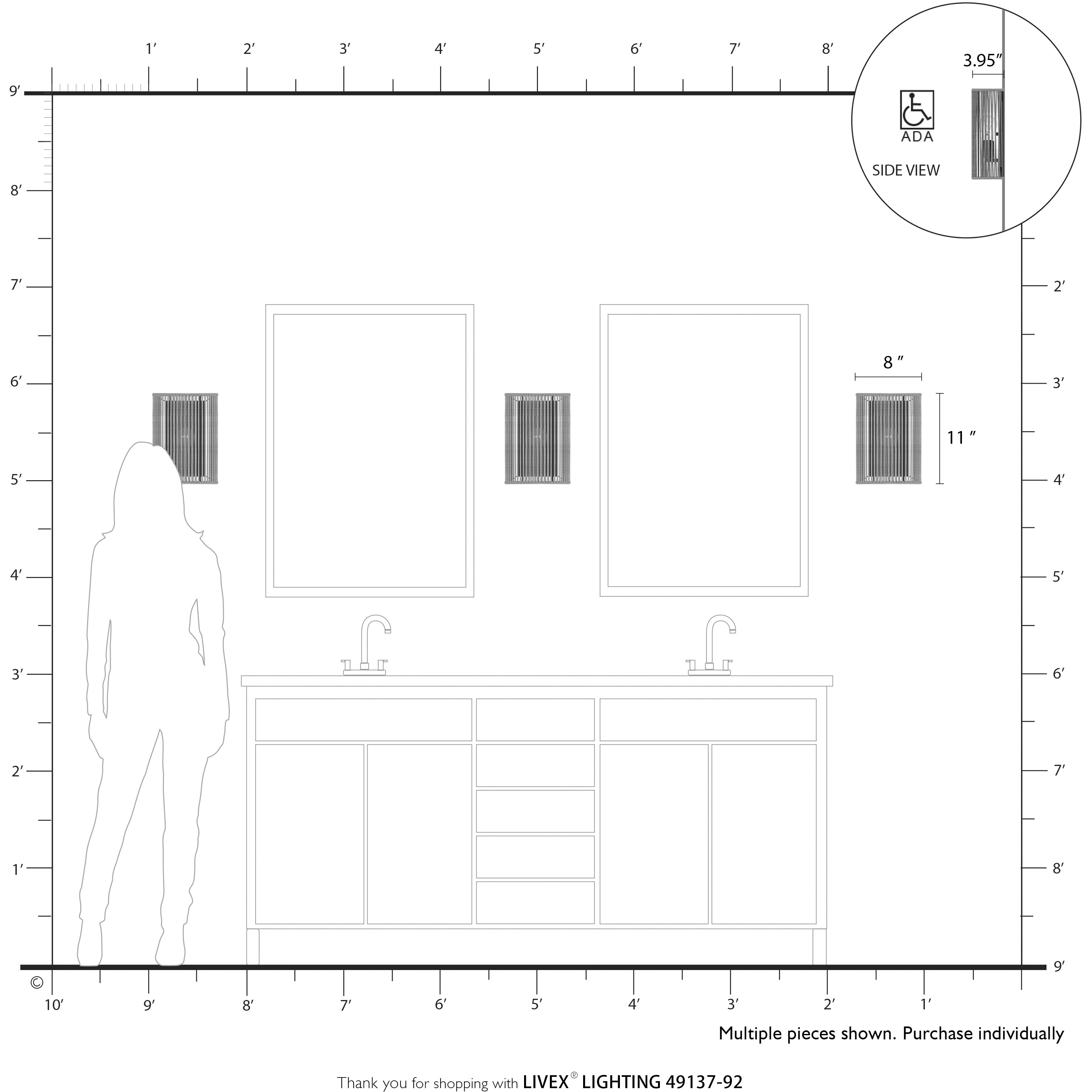 Acordia Wall Sconce Wall Light in English Bronze