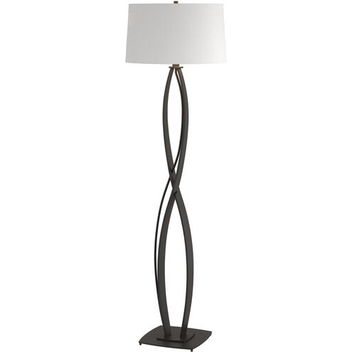 Almost Infinity 59.5 inch 150 watt Black Floor Lamp Portable Light in Natural Anna