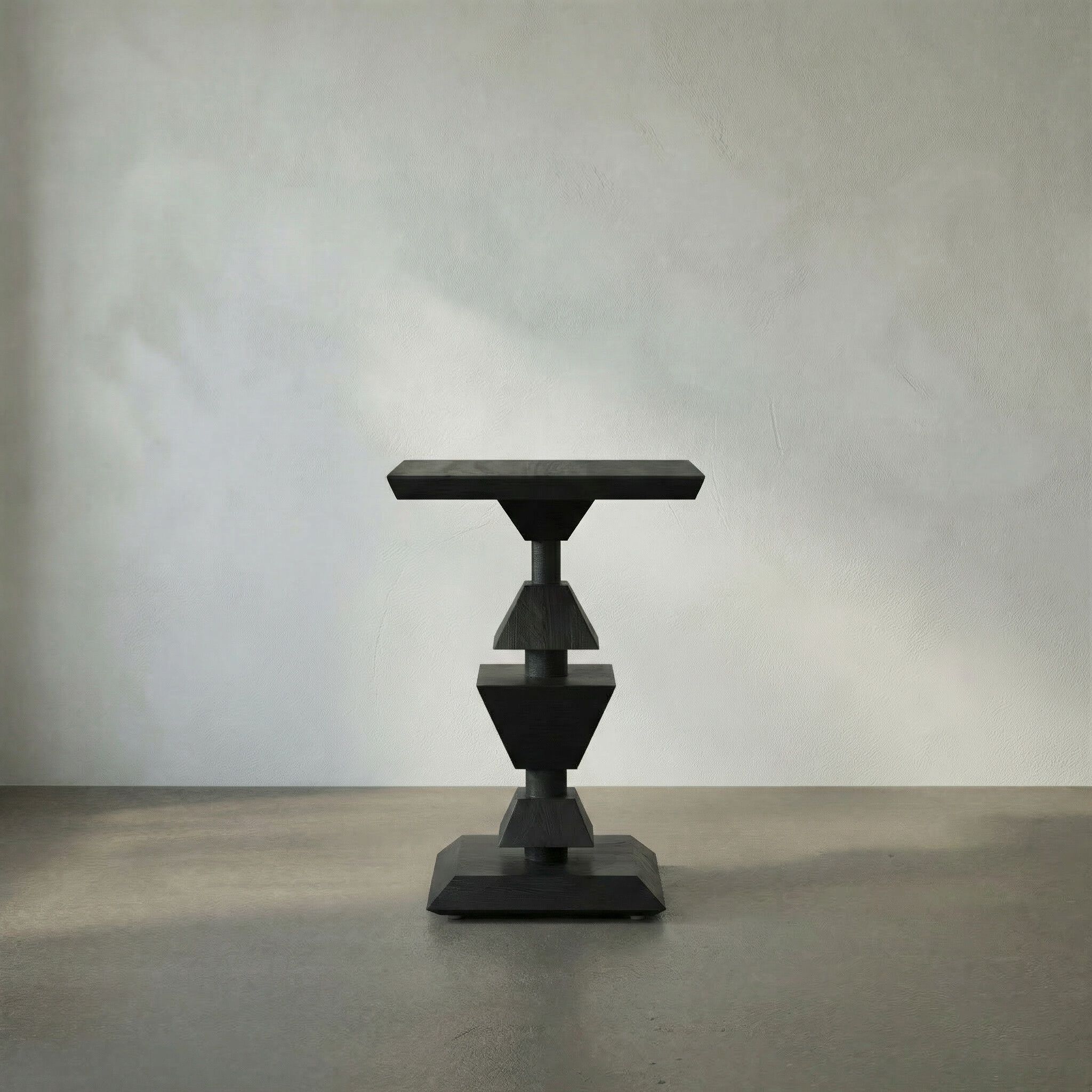 Majesty 25.5 X 18 inch Hand Rubbed Black Side Table