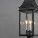 Bramwell VX 3 Light 28.5 inch Black Patina Outdoor Pole/Post Mount
