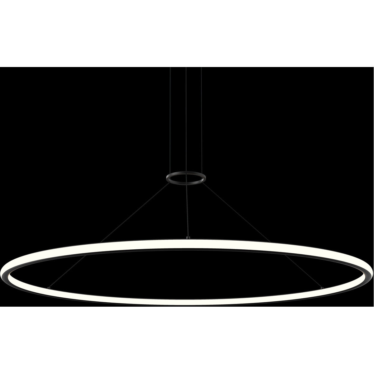 Luna LED 61.5 inch Satin Black Pendant Ceiling Light