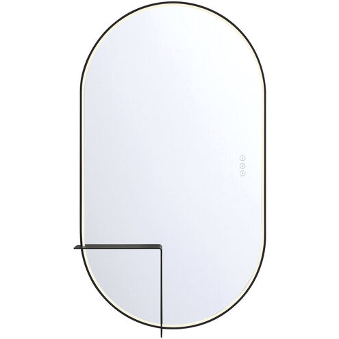 Linden 42 X 24 inch Black Mirror