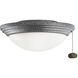 Accessory LED LED Integrated Weathered Steel Powder Coat Fan Light Kits