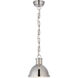 Thomas O'Brien Hicks 1 Light 8.75 inch Polished Nickel Pendant Ceiling Light, Small