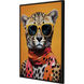 Fierce Fashionista / Style Cat Orange and Red and Brown and Black Canvas, Propac
