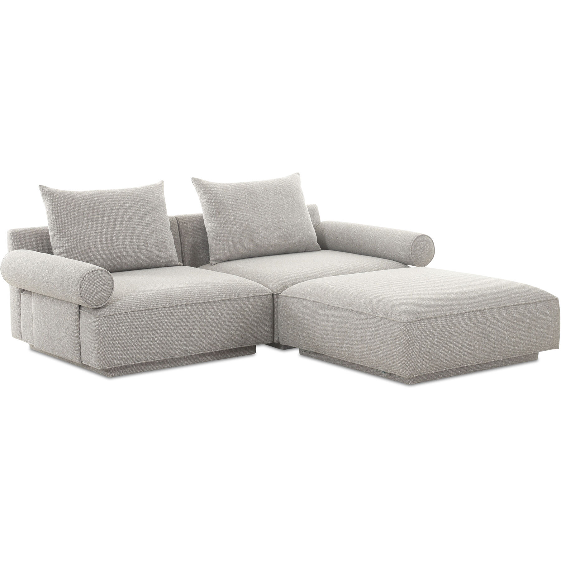 Rosello Grey Modular Sectional, Nook