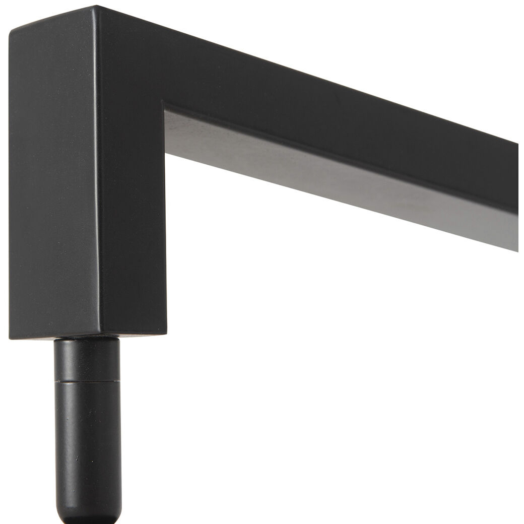 Stretch 87 inch 150.00 watt Matte Black Arc Floor Lamp Portable Light