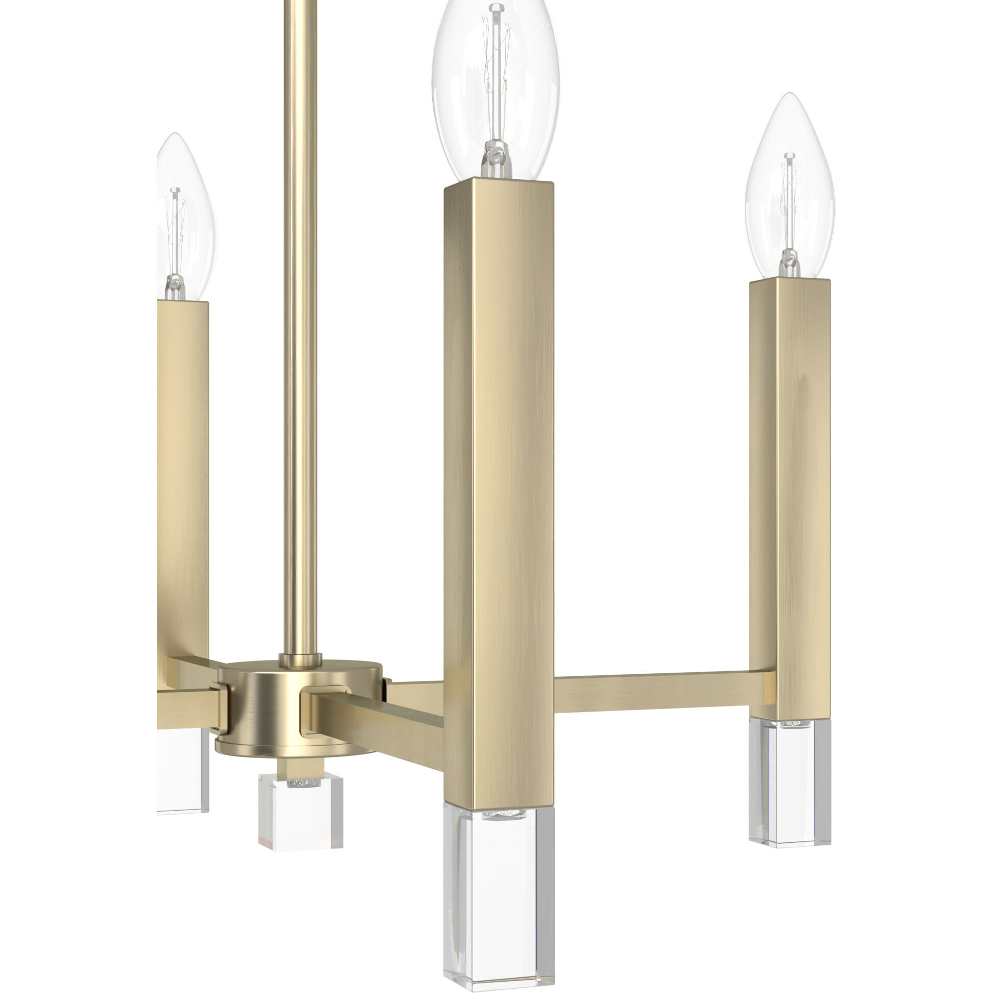 Sunjai 4 Light 17 inch Palm Gold Pendant Ceiling Light