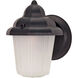 Brentwood 1 Light 9 inch Textured Black Outdoor Wall Lantern 