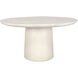 Madrone 60 X 30 inch Warm White Outdoor Dining Table
