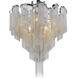 Daisy 13 Light 24 inch Chrome Flush Mount Ceiling Light
