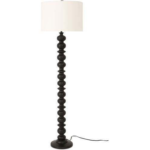 Gwen 52 inch 40.00 watt Black Floor Lamp Portable Light