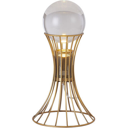 Canada 15 inch 25.00 watt Antique Brass Table Lamp Portable Light