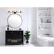 Rochester 4 Light 38 inch Black Wall sconce Wall Light