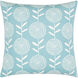 Lachen 18 inch Teal Pillow Kit in 18 x 18, Square