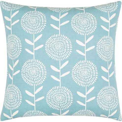 Lachen 18 inch Teal Pillow Kit in 18 x 18, Square