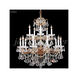 Madrid Cast Brass 15 Light 33.00 inch Chandelier