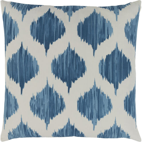 Ogee 18 X 18 inch Blue Pillow Kit, Square