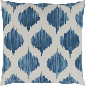 Ogee 18 X 18 inch Blue Pillow Kit, Square