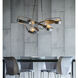 Graffiti 5 Light 50.1 inch Dark Smoke Pendant Ceiling Light
