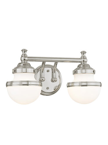 Oldwick 2 Light 15 inch Polished Chrome Bath Vanity Wall Light