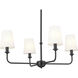 Pallas 4 Light 25 inch Black Chandelier Ceiling Light