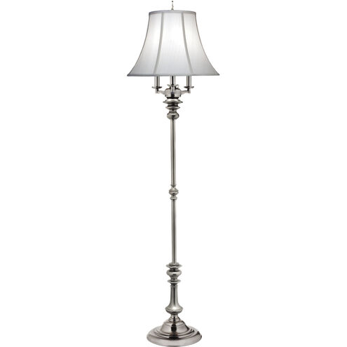 Ellie 65 inch 150.00 watt Antique Nickel Floor Lamp Portable Light