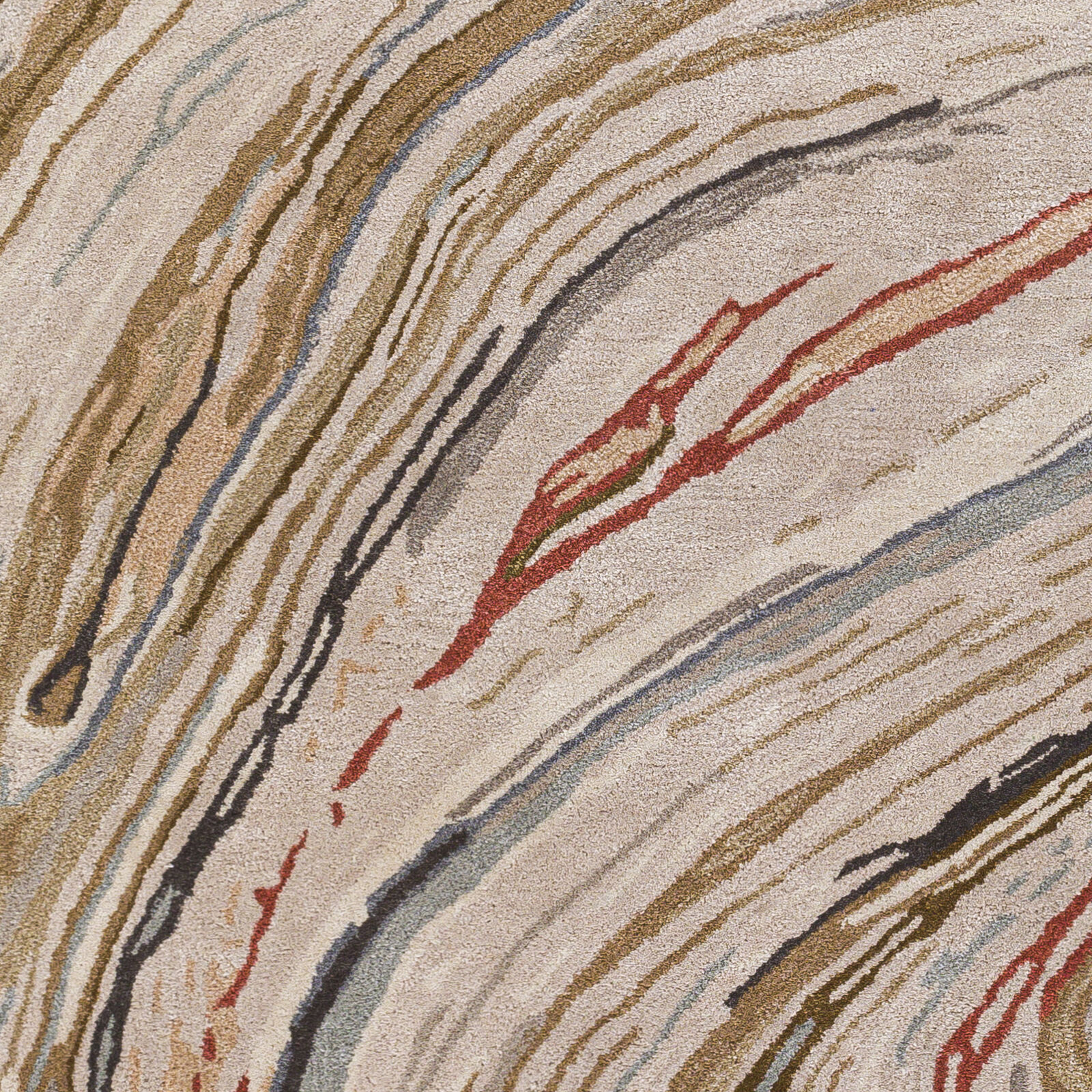 Kavita 96 X 96 inch Dark Brown Rug in 8 Ft Round, Round