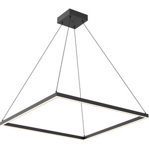 Piazza 31.5 inch Black Pendant Ceiling Light