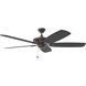 Colony 60 60 inch Roman Bronze with Bronze Blades Ceiling Fan