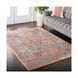 Germili 36 X 24 inch Yellow and Blue Area Rug, Polyester