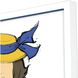Figurative Collection Lacquered White Wood Shadow Box Style Framed Art