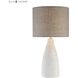 Rockport 21 inch 60 watt Polished Concrete Table Lamp Portable Light