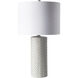 Branch 23.5 inch 100 watt Light Gray Table Lamp Portable Light