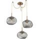 Nova 3 Light 19.00 inch Pendant