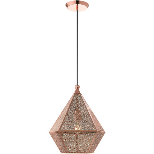 Aberdeen 1 Light 14 inch Rose Gold Pendant Ceiling Light