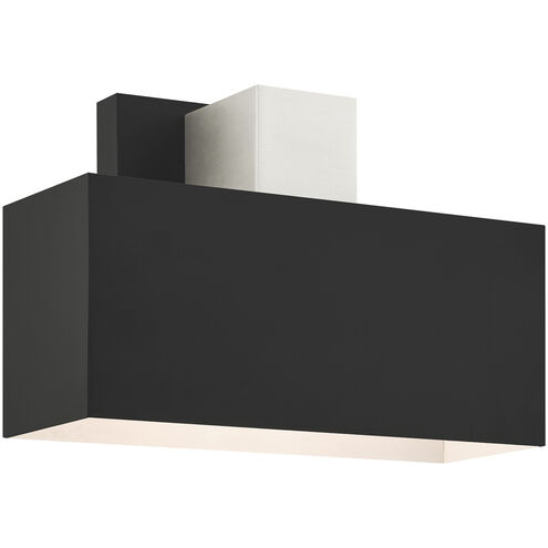 Lynx 1 Light 6 inch Black Outdoor ADA Wall Sconce