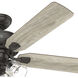 Rosner 52 inch Noble Bronze with Warm Grey Oak/Natural Oak Blades Ceiling Fan