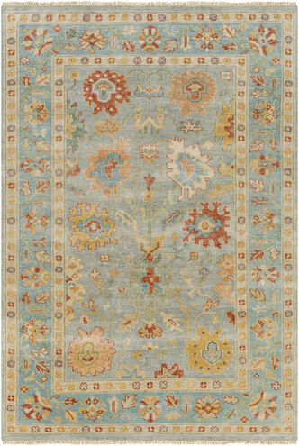 Hillcrest 132 X 96 inch Sage Rug in 8 x 11, Rectangle